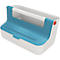 Boîte de rangement mobile Leitz® Cosy, poignée de transport et couvercle, jusqu'au format A4, bleu