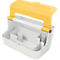 Boîte de rangement mobile Leitz® Cosy, poignée de transport et couvercle, jusqu'au format A4, jaune