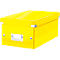 Boîte de rangement pour DVD LEITZ® Click + Store, jaune