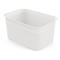 Boîte de rangement Rotho BRISEN, volume 4,5 l, structure perforée, empilable, sans couvercle, L 262 x l 180 x H 130 mm, PP recyclé, blanc