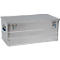 Boîte de transport Alutec CLASSIC 142, aluminium, 142 L, L 895 x l. 495 x H 275 mm, serrures à cylindre