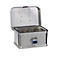 Boîte de transport Alutec COMFORT 6, aluminium, 6 l, L 280 x l 215 x H 150 mm, couvercle robuste