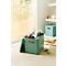 Boîte de transport Rotho Albula, volume 27 l, empilable, avec couvercle amovible et trous de préhension, L 370 x l 290 x H 295 mm, plastique recyclé, vert