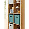 Boîte de transport Rotho Albula, volume 27 l, empilable, avec couvercle amovible et trous de préhension, L 370 x l 290 x H 295 mm, plastique recyclé, vert