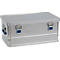 Boîte en aluminium Alutec Basic, épaisseur de matériau 0,8 mm, empilable, avec couvercle de 1,5 mm, volume 40 L