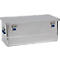 Boîte en aluminium Alutec Basic, épaisseur de matériau 0,8 mm, empilable, avec couvercle de 1,5 mm, volume 80 L