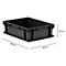 Boîte en dimension EURO EF 4120, 11,1 l