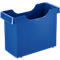 Boîte pour dossiers suspendus Uni-Box Plus Leitz 1908, format A4, pour env. 20 dossiers suspendus, poignées encastrées, bleu
