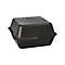 Boîtes alimentaires réutilisables Papstar "Circulware by Havel", 2 pièces, L 156 x l 156 x H 43 mm, polypropylène, noir, 36 pièces
