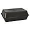 Boîtes alimentaires réutilisables Papstar 'Circulware by Havel', 2 pièces, L 234 x l 156 x H 43 mm, polypropylène, noir, 24 pièces