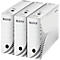 Boîtes d'archives easyboxx 6132, 100% recyclable, pour format A4, avec montage automatique, dos de 100 mm, 25 pièces