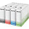 Boîtes d'archives Leitz Solid Box 6127, dos de 80 mm, pour format A4, pour 700 feuilles, 10 pièces, blanc