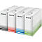 Boîtes d'archives Leitz Solid Box 6128, dos de 100 mm, pour format A4, pour 900 feuilles, 10 pièces, blanc
