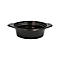 Bols à soupe Papstar Circulware by Havel, 500 ml, réutilisables, ronds, adaptés au micro-ondes & au lave-vaisselle, recyclables, Ø 156 x H 45 mm, PP, noir, 12 pièces