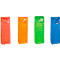 Bolsa de regalo TSI Laura, para botellas, 12 x 8 x 36 cm resistente a la rotura, juego de 12 colores surtidos,
