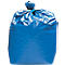 Bolsas de basura de polietileno de alta densidad, 120 litros, ancho 1000 x alto 800 mm, 45 micras, azul, 250 p