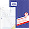 Bon de livraison Avery Zweckform 1720-10, format A5, 10 livrets de 2 x 40 feuilles, papier FSC®, blanc/jaune