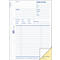 Bon de livraison Avery Zweckform 1720-10, format A5, 10 livrets de 2 x 40 feuilles, papier FSC®, blanc/jaune