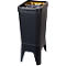 BonTon Abfallbehälter Circubin, 2 x 20 Liter, Polypropylen, offener Deckel, mit Trennwand, B 300 x T 410 x H 760 mm, anthrazit