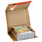 Open cardboard box with CD cases partially visible. Printed: Fujifilm CD-R for digital photos.