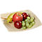 Bord Papstar QUADRATO Puur, wegwerp, vierkant, L 200 x B 200 mm, water- en hittebestendig, composteerbaar, palmblad, naturel, 25 stuks