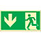 Bord "vluchtweg via uitgang", HLF