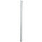 Borne en inox, couvercle plat, fixe, ancrage de sol