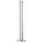 Borne en inox, couvercle plat, rabattable, fermeture simultanée