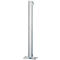 Borne en inox, couvercle plat, rabattable, serrure à cylindre pompier triangulaire