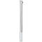 Borne en inox Plus, amovible, serrure à cylindre pompier triangulaire, pieu d'ancrage inclus