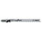 BOSCH decoupeerzaagblad T 101 B, HCS, L 100 mm, tandsteek 2,7 mm, voor hout &amp; kunststof, 100 stuks
