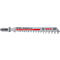 BOSCH decoupeerzaagblad T 144 DHM, voor hardhout &amp; WPC, L 100 mm, T-schacht, tandsteek 4-5,2 mm, 3 stuks
