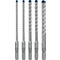 BOSCH Hammerbohrersatz Expert SDS plus-7X, 5-tlg., Ø 6/8/10 mm, Carbide Technology, für Stahlbeton, Kunststoffkassette
