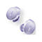 Zwei hellviolette Bose In-Ear-Kopfhörer mit abgerundetem Design auf weißem Hintergrund.