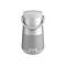 Silberner Bluetooth-Lautsprecher mit Tragegriff und der Aufschrift SOUNDLINK REVOLVE+.