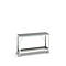 Bott verso verrijdbare werkbank, linoleumblad, 1 plank, met kruisschoorset, B 1500 x D 600 x H 930 mm, RAL 7035 lichtgrijs