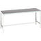 Bott verso werkbank, linoleum werkblad, met traverse set, B 2000 x D 800 x H 780 - 930 mm, RAL 7035 lichtgrijs