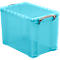 Box, Kunststoff, transparent aqua, 19 l