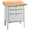 Box-type werkbank Schäfer Shop Select PWi 75-7, beuken decor multiplex blad, tot 750 kg, B 750 x D 700 x H 840 mm