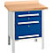 Box-type werkbank Schäfer Shop Select PWi 75-7, beuken decor multiplex blad, tot 750 kg, B 750 x D 700 x H 840 mm
