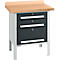 Box-type werkbank Schäfer Shop Select PWi 75-7, beuken decor multiplex blad, tot 750 kg, B 750 x D 700 x H 840 mm