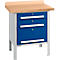 Box-type werkbank Schäfer Shop Select PWi 75-7, beuken decor multiplex blad, tot 750 kg, B 750 x D 700 x H 840 mm