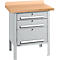 Box-type werkbank Schäfer Shop Select PWi 75-7, beuken decor multiplex blad, tot 750 kg, B 750 x D 700 x H 840 mm