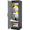 Brandveiligheidsopslagkast type 90, B 600 x D 615 x H 1953 mm, deur links 4 plaatstalen schuifladen, grijs/gentiaanblauw (RAL 5010)