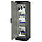 Brandveiligheidsopslagkast type 90, B 600 x D 615 x H 1953 mm, deur links 4 plaatstalen schuifladen, grijs/zuiver wit (RAL 9010)