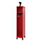 Brandweerkluis C+P Evolo EXPERT, 1 compartiment, B 400 x D 500 x H 1850 mm, RAL 3000 vuurrood/RAL 7021 zwartgrijs