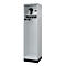Brandweerkluis C+P Evolo Flexo, 1 compartiment, helmhouder, met sokkel, B 500 x D 500 x H 1950 mm, RAL 7035 lichtgrijs