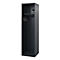 Brandweerkluis C+P Evolo Flexo, 1 compartiment, zonder helmhouder, vloerglijders, B 500 x D 500 x H 1850 mm, RAL 7016 antracietgrijs