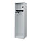 Brandweerkluis C+P Evolo Flexo, 1 vak, zonder helmhouder, vloerglijders, B 500 x D 500 x H 1850 mm, RAL 7035 lichtgrijs