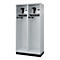 Brandweerkluis C+P Evolo Flexo, 2 vakken, helmhouder, met sokkel, B 1000 x D 500 x H 1950 mm, RAL 7035 lichtgrijs/RAL 7035 lichtgrijs
